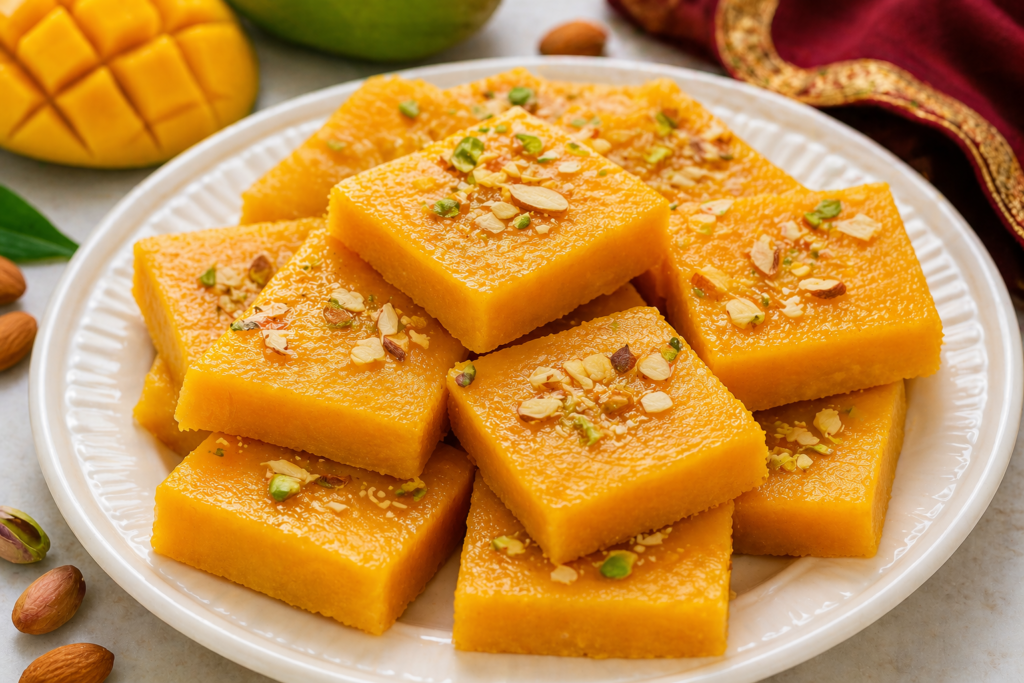 mango burfi recipe