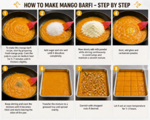 mango barfi recipe